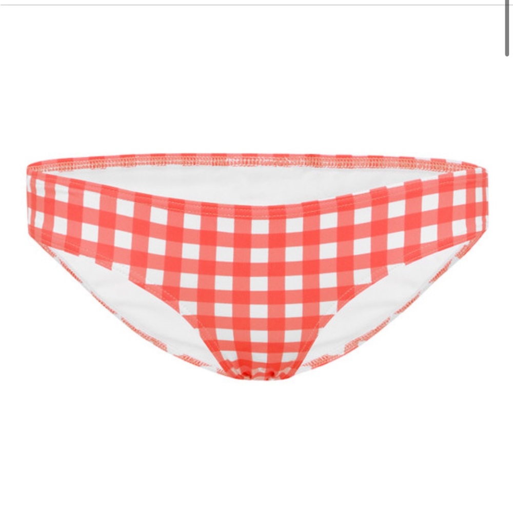 EPHEMERA SWIM | Rouge Gingham Classic Bottom (NWT)